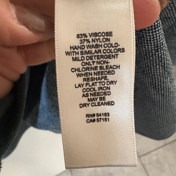 Eliza J Textured Fit & Flare Sleeveless Dress - SIZE LARGE - Picture 7 of 7